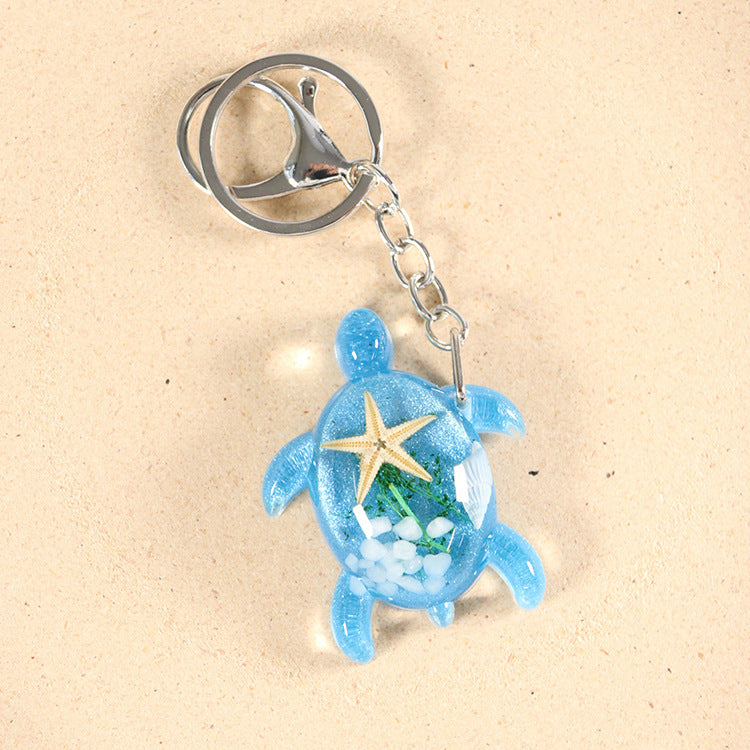 6pcs/pack hanging luminous acrylic keychain with lobster buckle